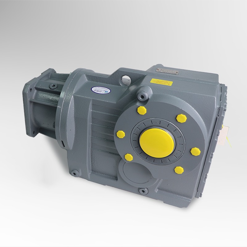 Servo JKAT87/97/107 - presné tvrdé - zub - povrchová špirálová kužeľová prevodovka s hriadeľom - namontované antirotačné rameno